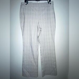 Rafaella Women's Gray Checkered Ankle Pants